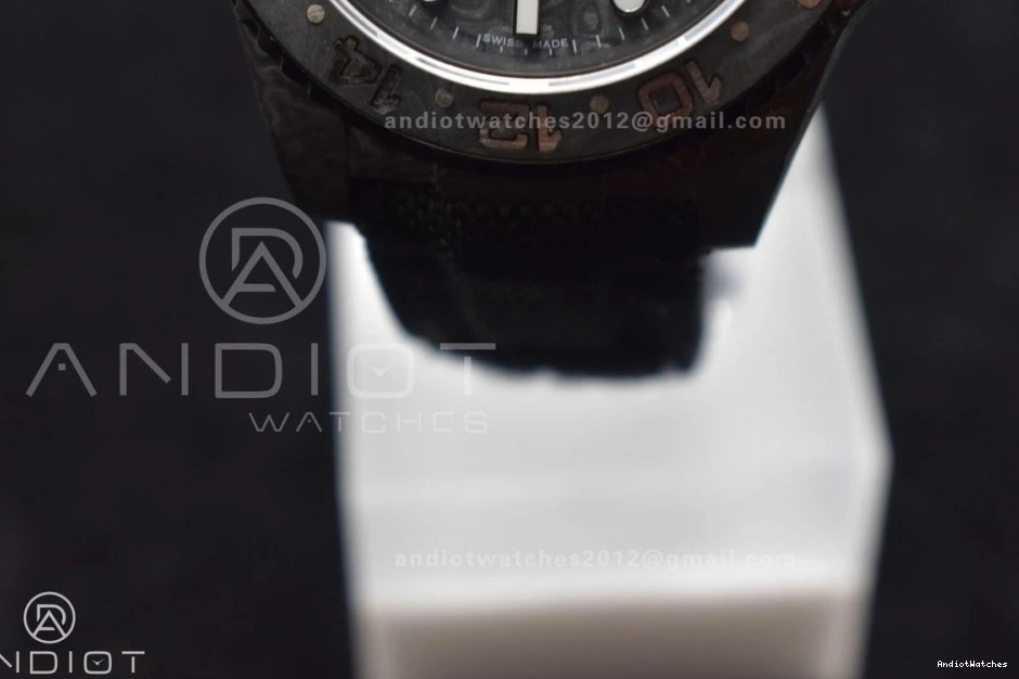 GMT Edition DIW Best Carbon All Practical Black CHS Black on Nylon 423 Black OMF SA3186 Dial Strap 0423